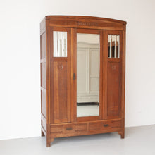 Afbeelding in Gallery-weergave laden, Eikenhouten spiegelkast met 2 deuren