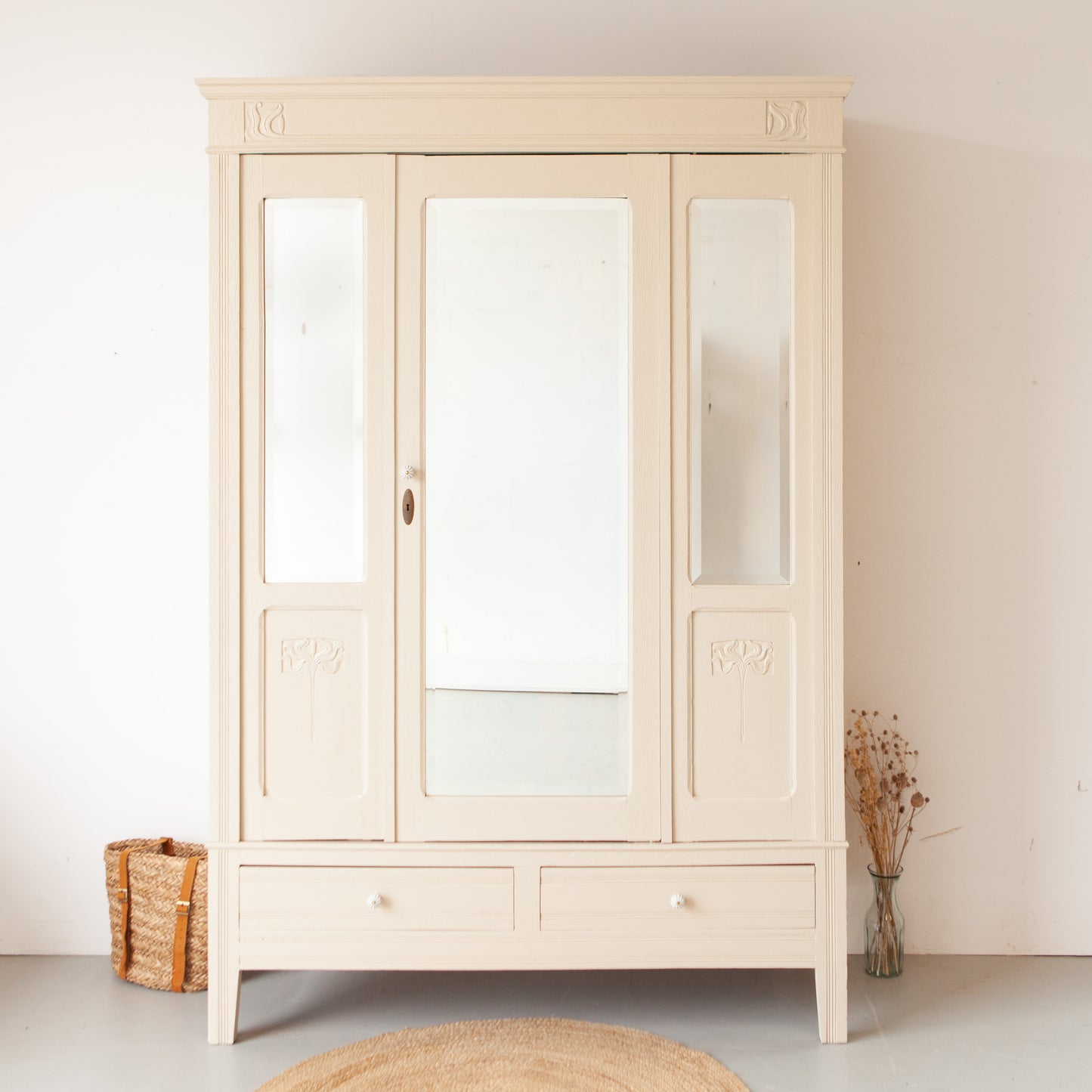 Demontabele Art Nouveau kast