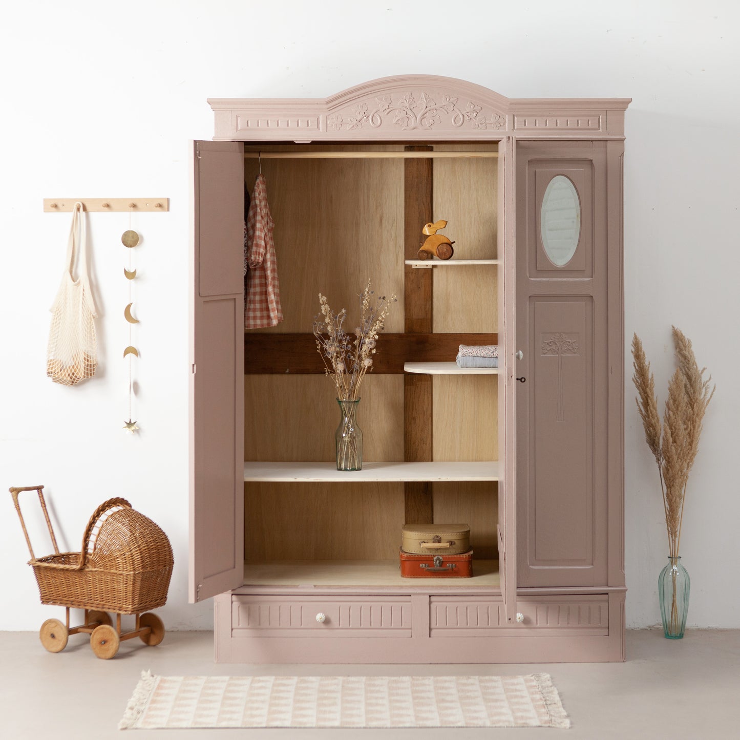 Demontabele vintage kast