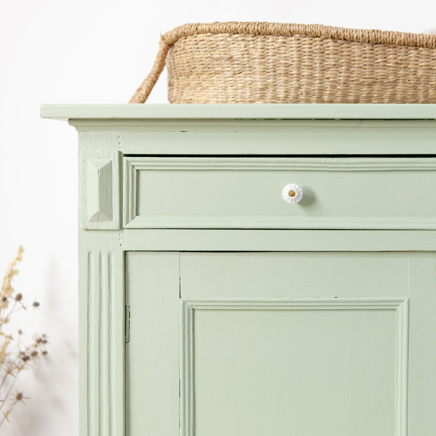 Groene commode