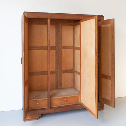 Vintage demontabele driedeurs kast