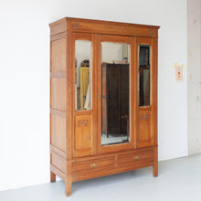 Afbeelding in Gallery-weergave laden, Vintage spiegelkast met 2 deuren