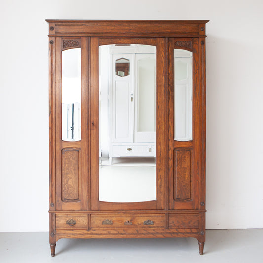 Vintage spiegel kast