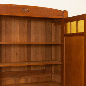 Vintage kast met ruitjes