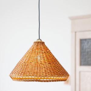 Vintage rotan hanglamp