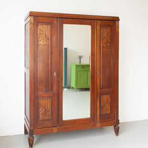 Demontabele vintage kast met drie deuren
