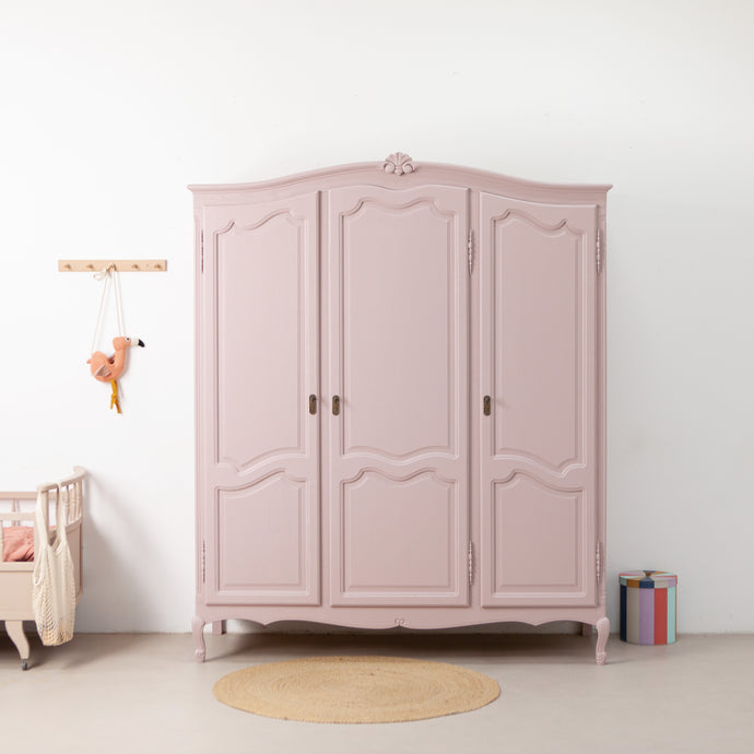Roze demontabele vintage kast