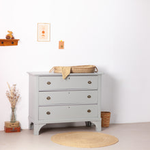 Afbeelding in Gallery-weergave laden, Lichtgrijze vintage commode met lades