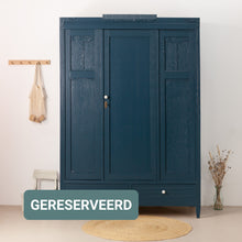 Afbeelding in Gallery-weergave laden, Nachtblauwe demontabele kast