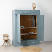 Afbeelding in Gallery-weergave laden, Blauwe vintage kast