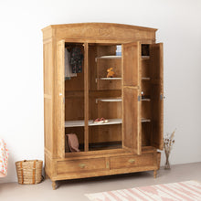 Afbeelding in Gallery-weergave laden, Vintage demontabele driedeurs kast