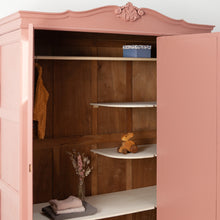 Afbeelding in Gallery-weergave laden, Roze eikenhouten kast met spiegeltjes
