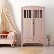 Afbeelding in Gallery-weergave laden, Unieke vintage kast met ruitjes
