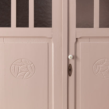 Unieke vintage kast met ruitjes