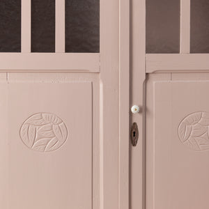 Unieke vintage kast met ruitjes