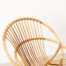 Afbeelding in Gallery-weergave laden, Vintage rotan stoel