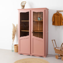Afbeelding in Gallery-weergave laden, Lieve vintage kast met ruitjes