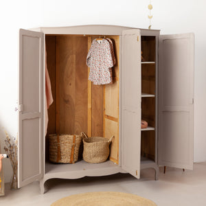Demontabele vintage kast met drie deuren