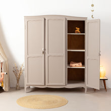 Afbeelding in Gallery-weergave laden, Demontabele vintage kast met drie deuren